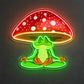 Funny Neon Sign - Mushroom Frog LED Wall Decor Sign
