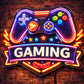 Gaming Controller LED Neon Sign – Modern Gamer Wall Light Decor