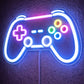 Gaming Controller Neon Sign – RGB LED Gamepad Wall Light