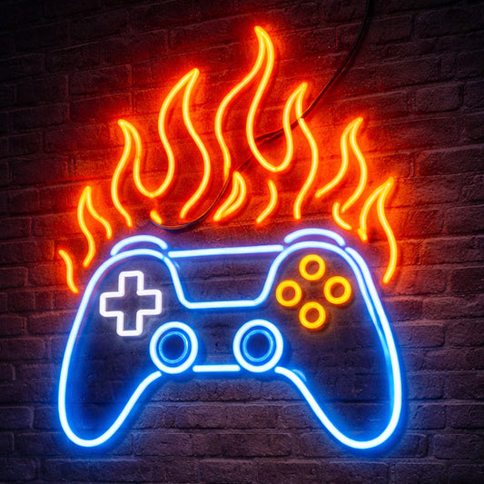 Gaming Neon Sign Controller - Flame LED Wall Decor