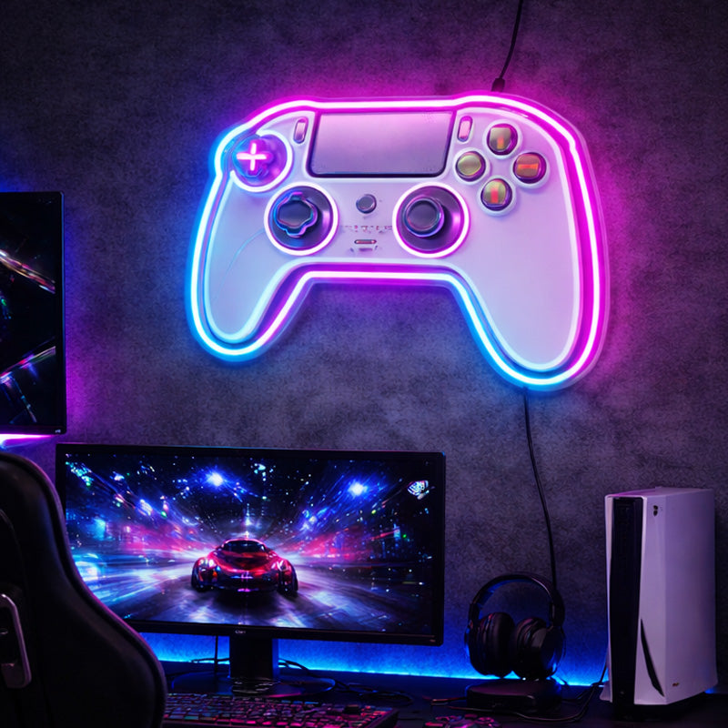 Gaming Neon Sign Controller - RGB LED Wall Decor