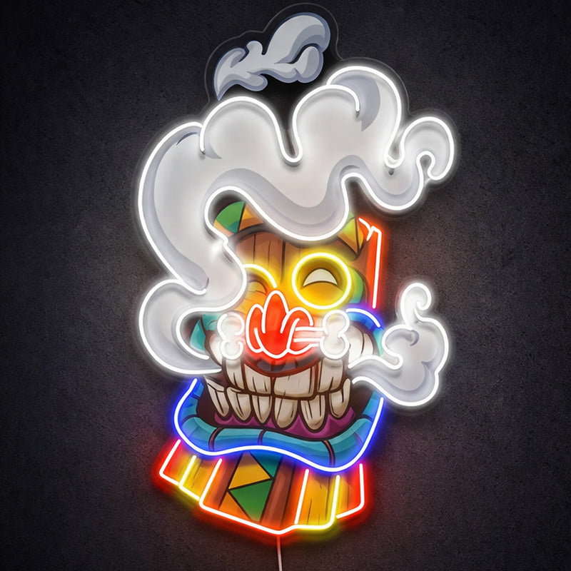 Gaming Room Neon Signs - Clown Skull LED Light
