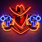 Gaming Room Neon Signs - Cowboy Gun LED Light
