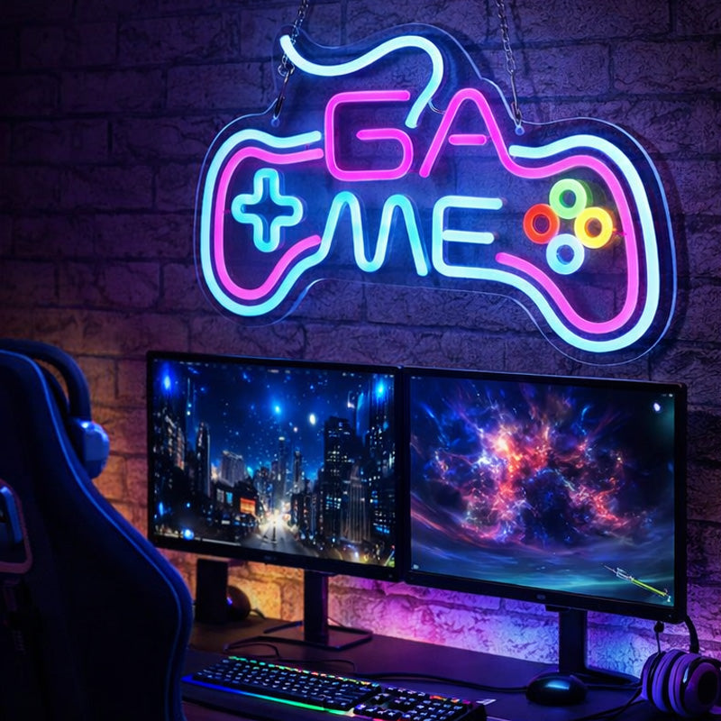 Gaming Room Neon Signs - Game Controller LED Decor