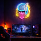 Gaming Room Neon Signs - Skull Heart LED Light
