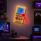 Gaming Room Neon Sign - Retro Handheld Console Decor