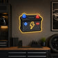 Garage Neon Sign - Battery LED Wall Decor for Shops