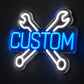 Garage Neon Sign - Bright Auto Workshop Wall Decor