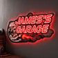 Garage Neon Sign - Custom Turbo Workshop Wall Decor