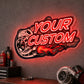 Garage Neon Sign - Custom Turbo Workshop Wall Decor