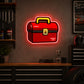 Garage Neon Sign - Toolbox LED Wall Decor for Shops