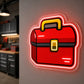 Garage Neon Sign - Toolbox LED Wall Decor for Shops