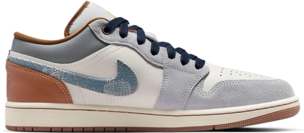 Air Jordan 1 Low SE 'Repaired Denim Swoosh' FZ5042-041
