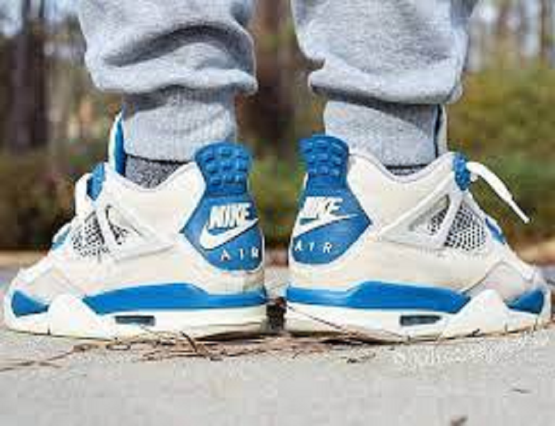 Nike Air Jordan 4 Retro Gs 'Military Blue' HF4281-141