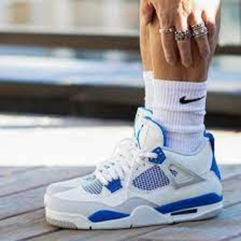 Nike Air Jordan 4 Retro Gs 'Military Blue' HF4281-141