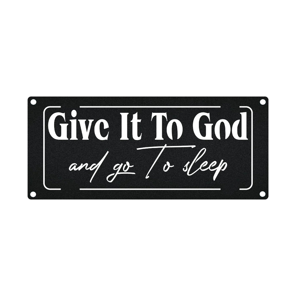 Give It To God - Led Light Metal - Owls Matrix LTD