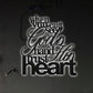 12"x12" God When You Can't See God's Hand Trust His Heart - Led Light Metal - Owls Matrix LTD