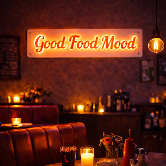 Good Food Mood – A Feel-Good Quote for Dining Spaces