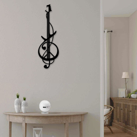 Guitar With Music Life - Led Light Metal - Owls Matrix LTD