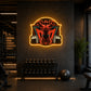 Gym Neon Sign Motivational - Bodybuilder Wall Light
