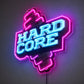 Gym Neon Sign Motivational - Hard Core Wall Light