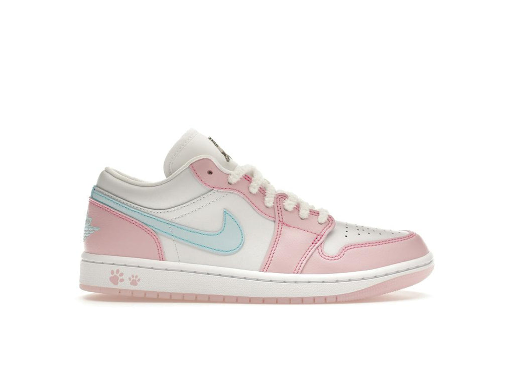 Jordan 1 Low SE Paw Print Pink Foam Women's Sneakers HM3706-141