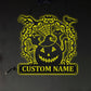 Halloween Spooky Pumpkin So Funny Personalized - Led Light Metal - Owls Matrix LTD