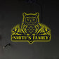 12"x12" Halloween Owl Metal Art Amazing Personalized - Led Light Metal - Owls Matrix LTD