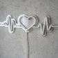 Heartbeat Heart Neon Sign – Warm LED Wall Decor for Bedroom & Romantic Space