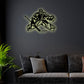 Hockey Player Hockey Goalie - Led Light Metal - Owls Matrix LTD
