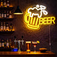 Home Bar Neon Signs - Beer Mug LED Wall Light Sign