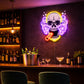 Home Bar Neon Signs - Skull Cigar LED Wall Light
