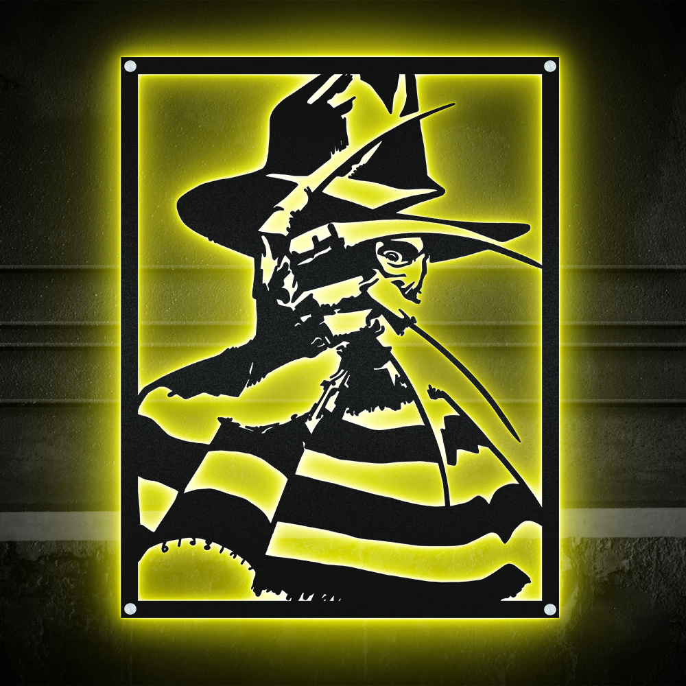 Horror Style But So Amazing - Led Light Metal - Owls Matrix LTD