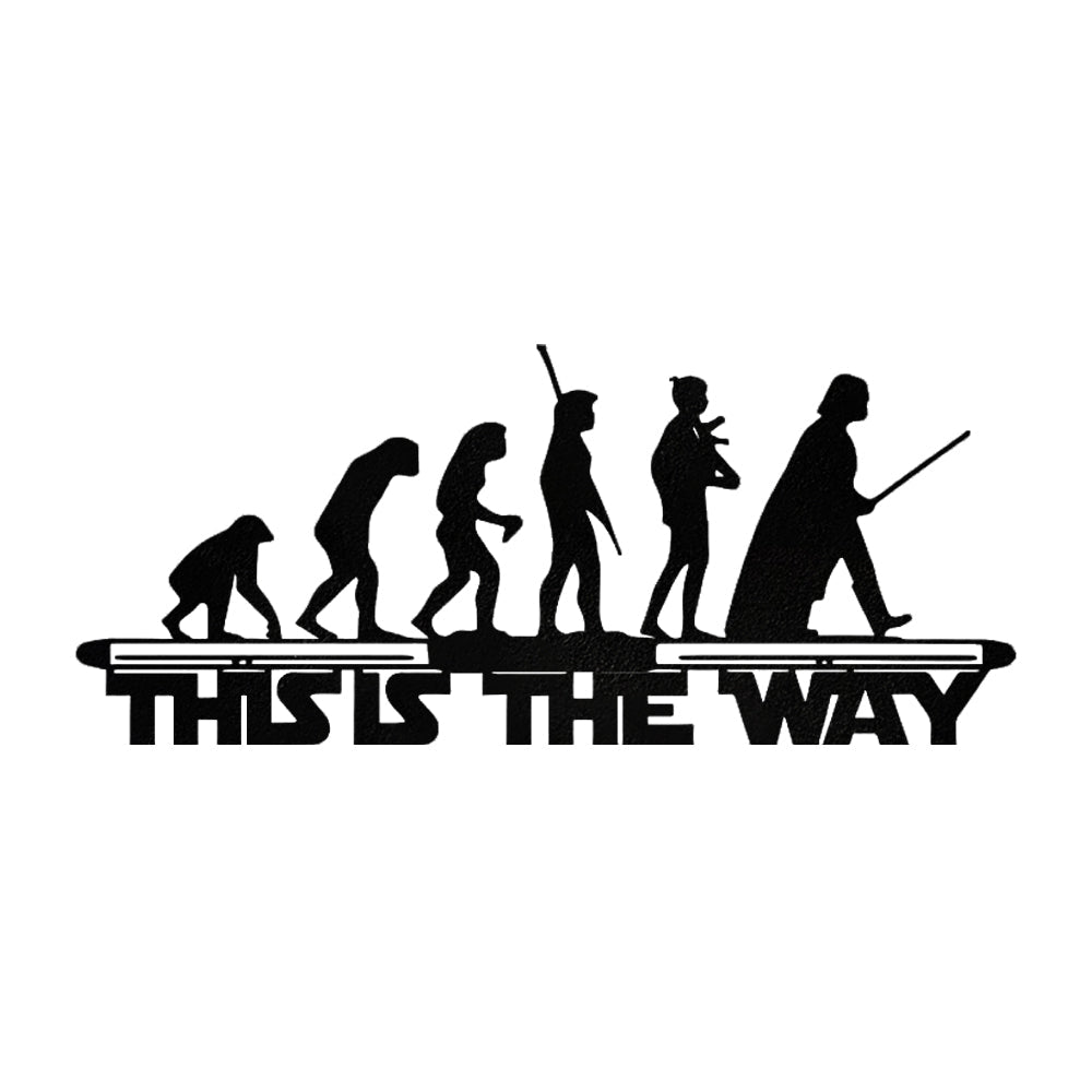 Human This Is The Way - Led Light Metal - Owls Matrix LTD