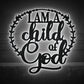 I Am Child Of God - Led Light Metal - Owls Matrix LTD