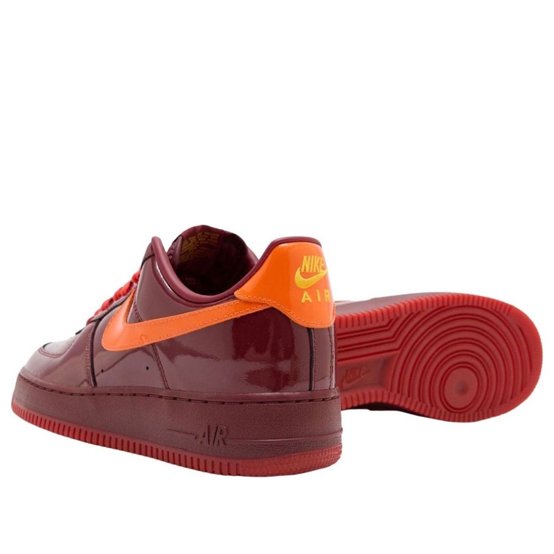 Nike Air Force 1 Low QS Patent Leather Dark Team Red IO4489-601 - LegendifyNow