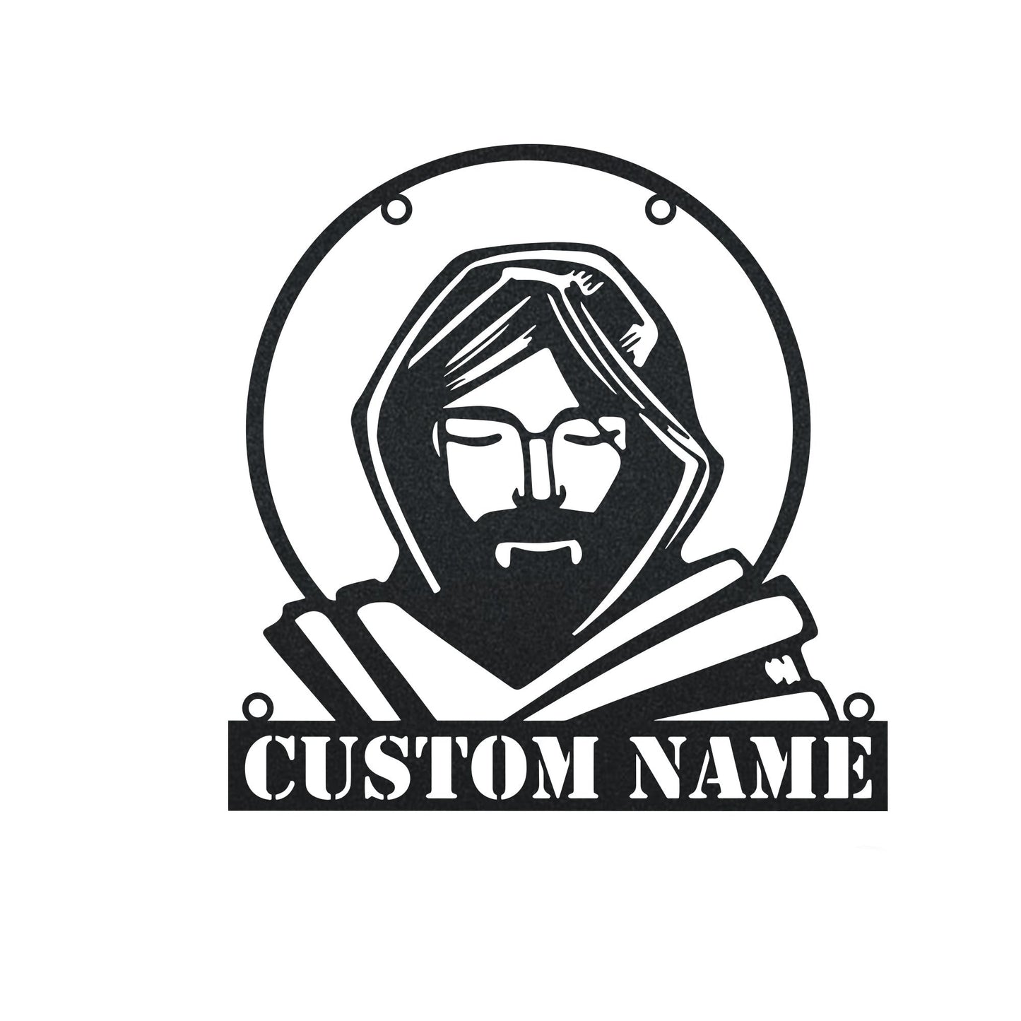 Jesus I Love You Personalized - Led Light Metal - Owls Matrix LTD