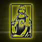 Jesus The Heart of Jesus Catholic Consecration Cutting Sign For Christian Corner - Led Light Metal - Owls Matrix LTD