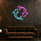 Koi Fish Yin Yang LED Neon Wall Art - LEDTOT