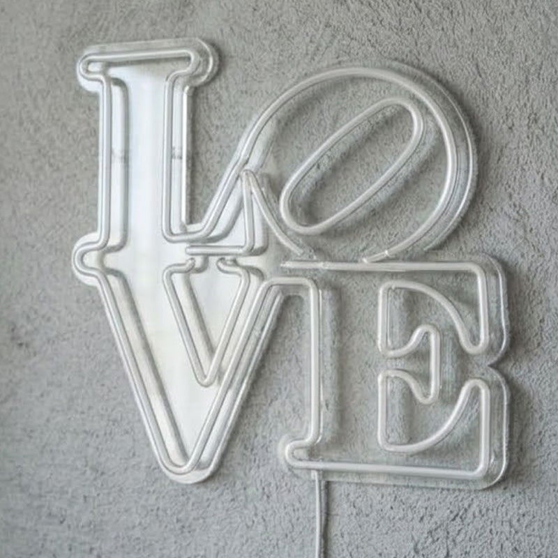 LOVE Neon Sign – Romantic LED Wall Decor for Bedroom & Couple Aesthetic