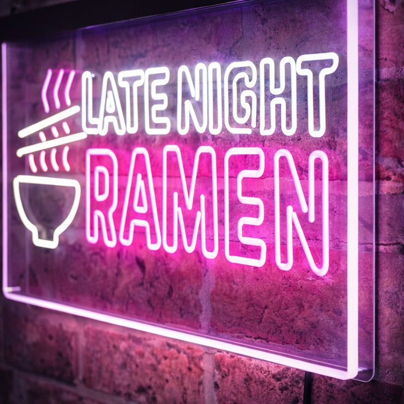 Late Night Ramen Neon Sign – LED Wall Light