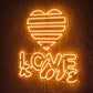 Love Is Love Neon Sign – LGBTQ LED Wall Decor for Bedroom & Pride Aesthetic
