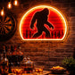 Man Cave Neon Signs - LED Bigfoot Silhouette Wall Decor
