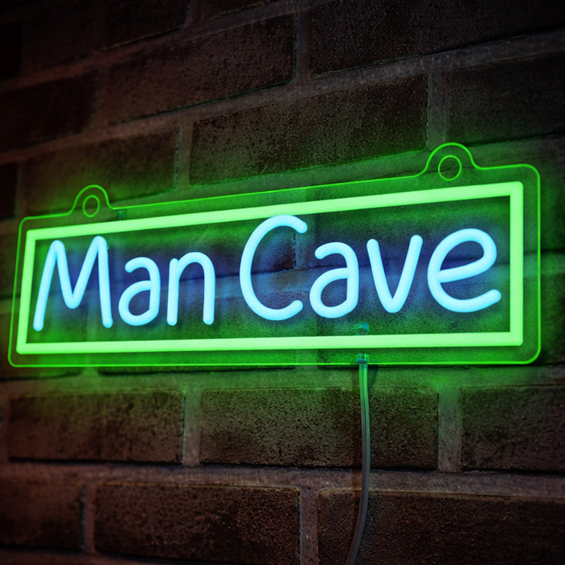 Man Cave Neon Signs - LED “Man Cave” Wall Light Decor