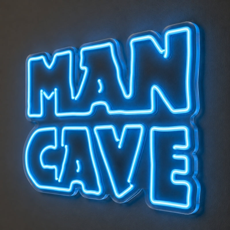 Man Cave Neon Signs - Bold Gamer Lounge Decor