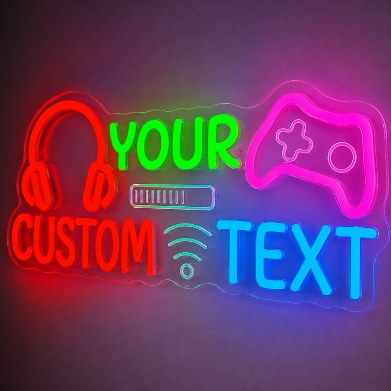 Man Cave Neon Signs - Little Gamer Zone Decor