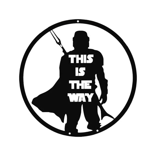 Mandalorian This Is The Way - Led Light Metal - Owls Matrix LTD