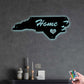 North Carolina Home Is My Love - Led Light Metal - Owls Matrix LTD