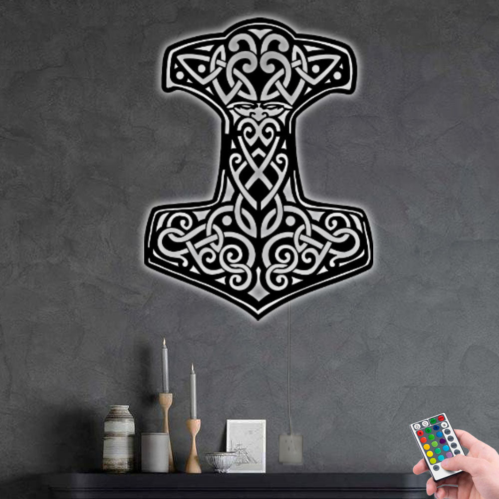 Viking Strong Forever Amazing - Led Light Metal - Owls Matrix LTD