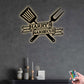 BBQ Grilling Style Personalized - Led Light Metal - Owls Matrix LTD